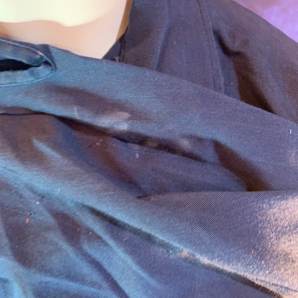 Broken-in & very used Dickies XL Navy work shirt - Picture 8 of 8